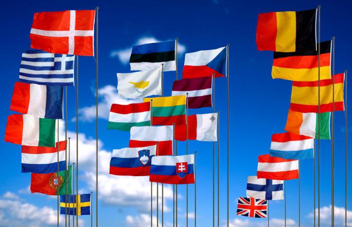 Государственные флаги ЕС