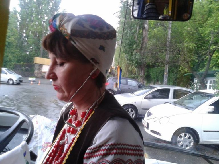 В Киеве нашли патриотичный троллейбус (ФОТО)