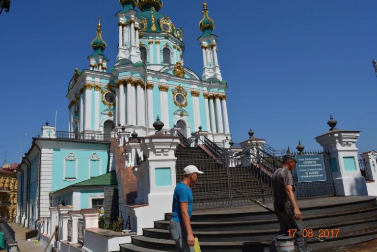 В День Независимости откроют смотровую площадку Андреевской церкви