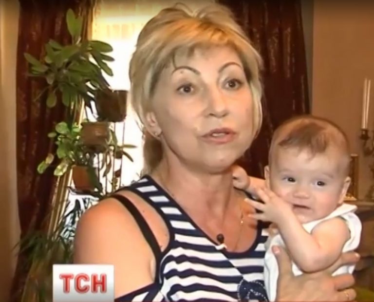 Украинка в 58 лет стала второй раз мамой