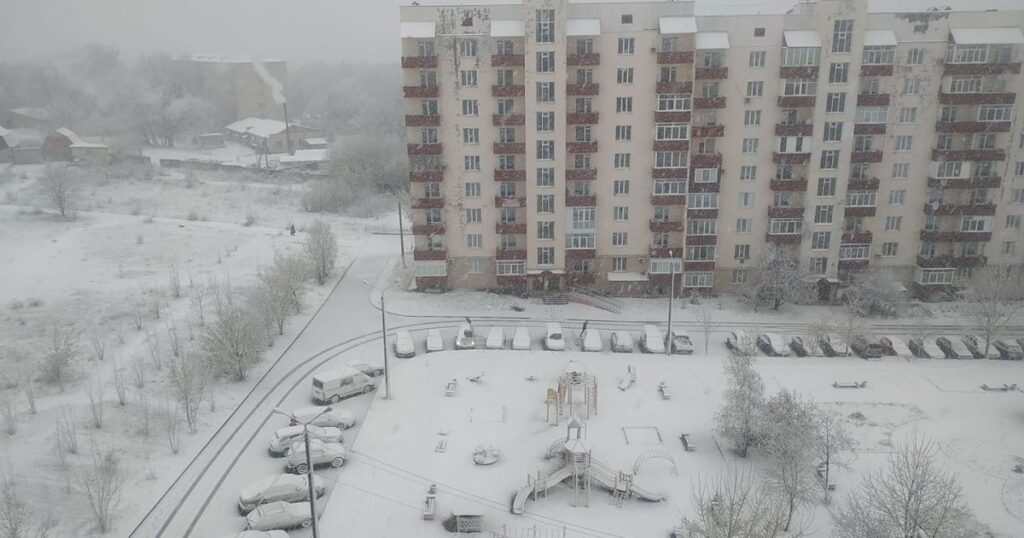 зима весной