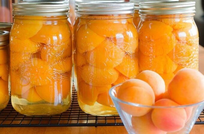 абрикосы в сиропе