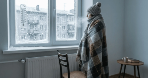 без опалення