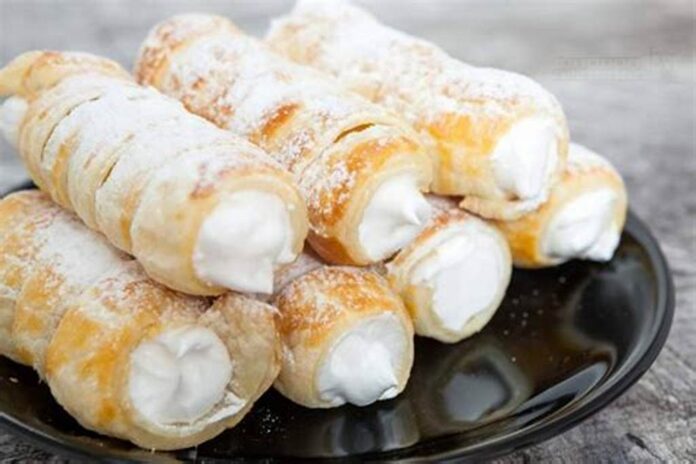 трубочки с белковым кремом