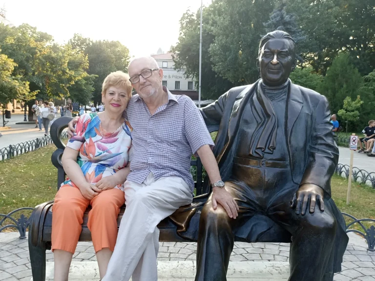 Валерий Боянжу и жена