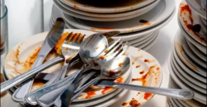 брудний посуд