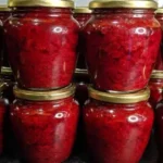 свекла с чесноком
