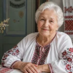 Пенсіонерка у вишиванці