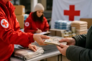допомога від Червоного хреста