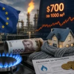 Цена на газ в Европе и Украине