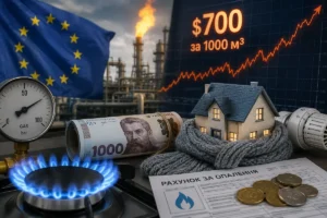 Ціна на газ у Європі та Україні