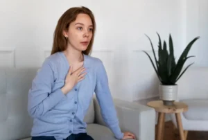 Дівчина і панічна атака