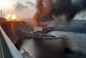 поврежденные объекты энергосистемы