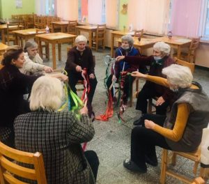 в доме престарелых