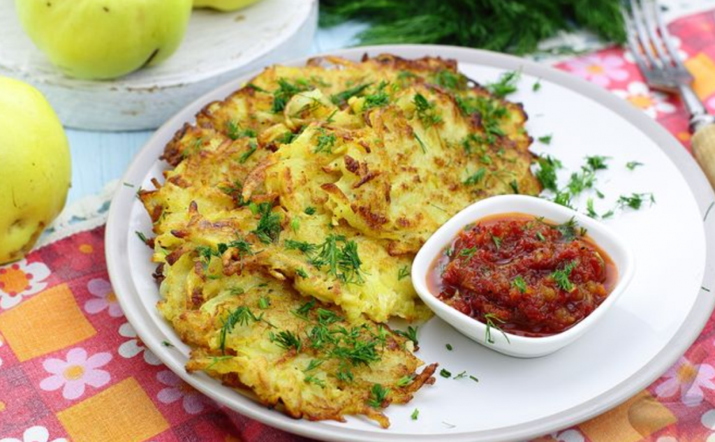Драники из  айвы