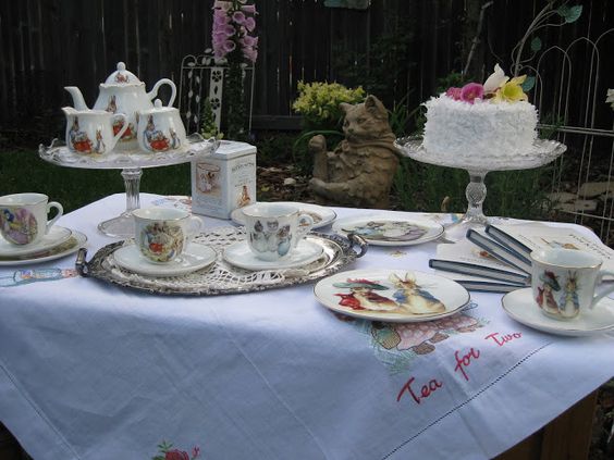 чаювання в саду