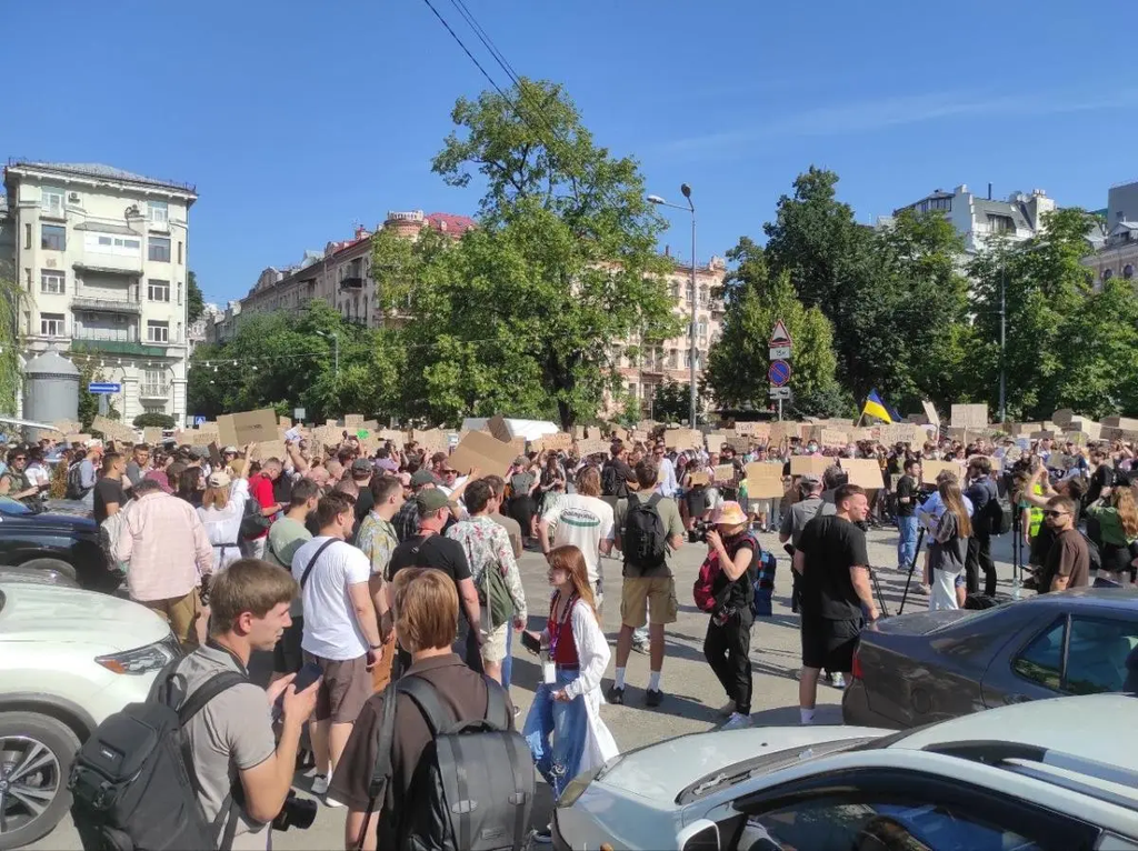 протест в поддержку Михаила Федорова