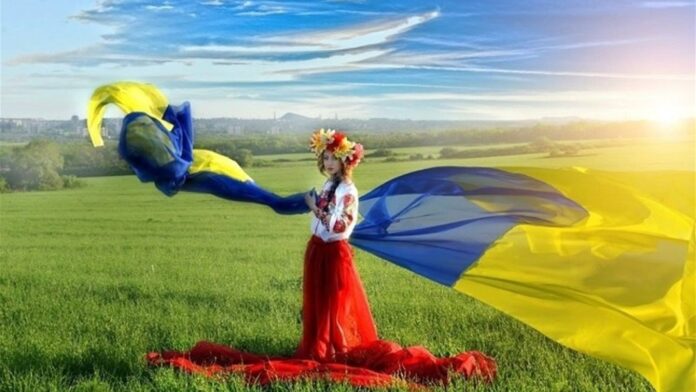 национальный флаг Украины
