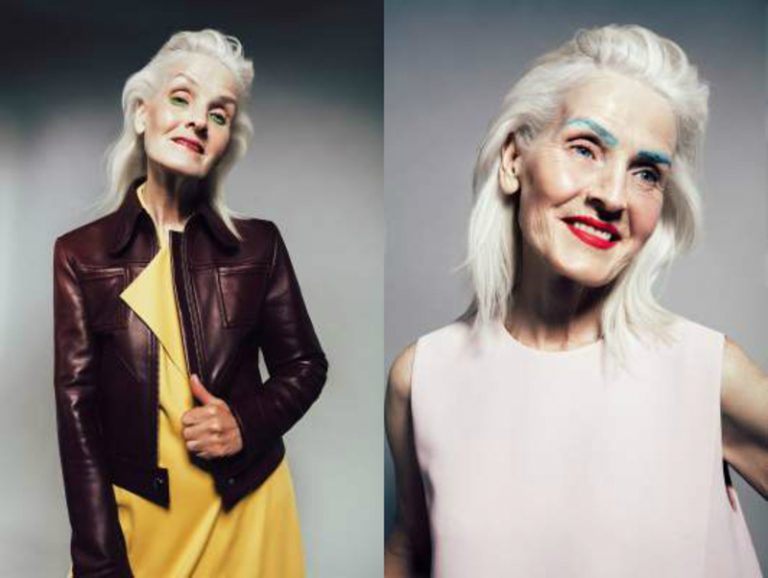 70-летняя украинка украсила обложку модного журнала (ФОТО)