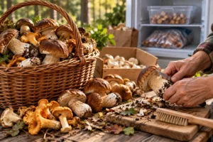 зберігання та приготування грибів