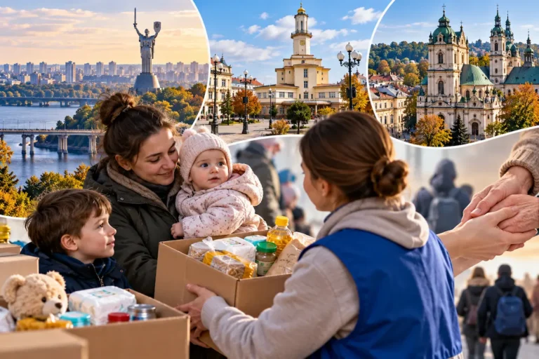 Гуманитарная помощь для ВПЛ и семей с детьми