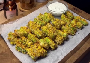 хрустящие палочки из кабачков