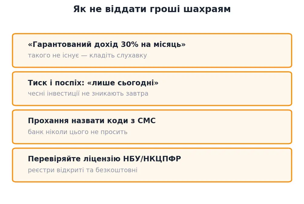Як не віддати гроші шахраям