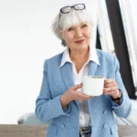 Пенсионерка и кофе