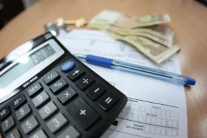 калькулятор и квитанции