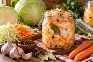 капуста в горячем маринаде
