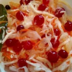 салат с квашеной капусты