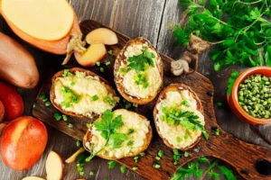 картопляні човники з ружею