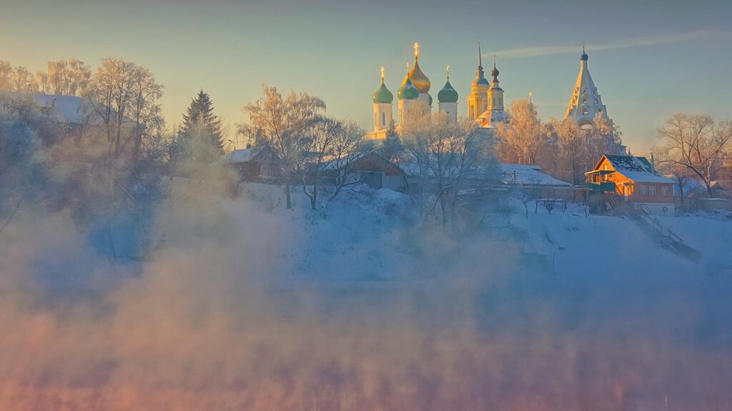 Храми взимку