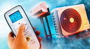 кондиционер в режиме обогрева