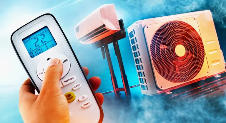 кондиционер в режиме обогрева