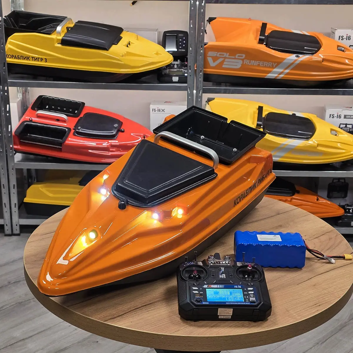 кораблики для прикормки серии Тигр