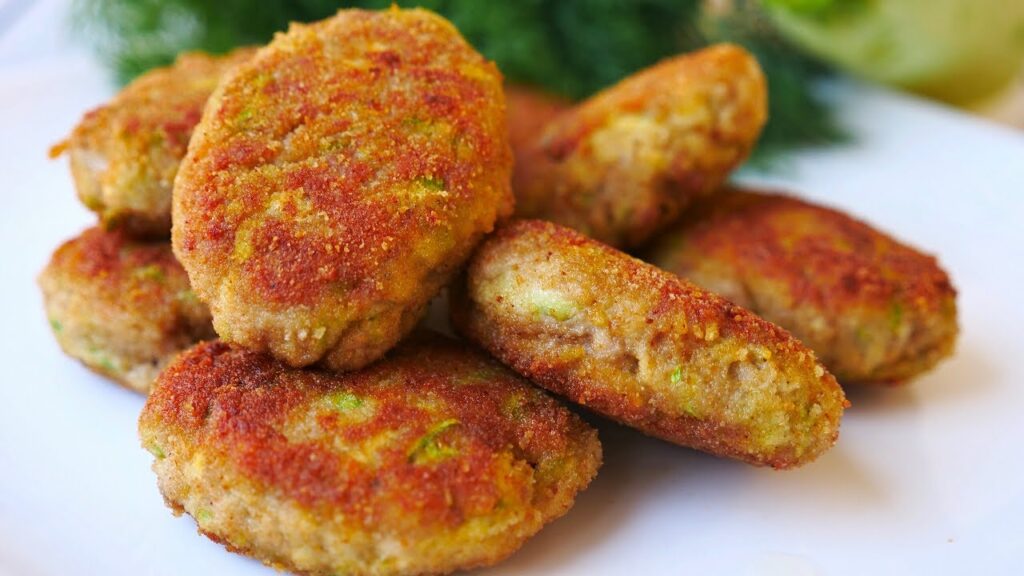 Котлеты мясные с кабачком