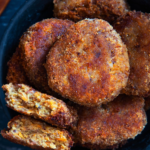 постные котлеты из картофеля и орехов