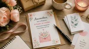 Листівка, яка говорить більше за слова