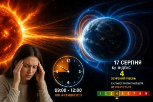 магнитная буря 17 августа