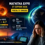 магнитная буря 27 августа