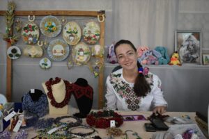 Мастерица из Житомирщины_ бисер