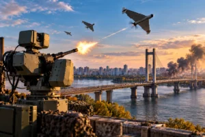 атака дронів на міст у Києві