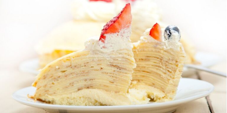 блинный торт с заварным кремом