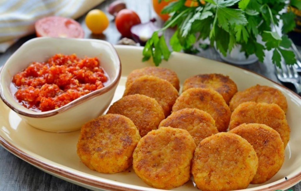 Морковно-рисовые котлеты