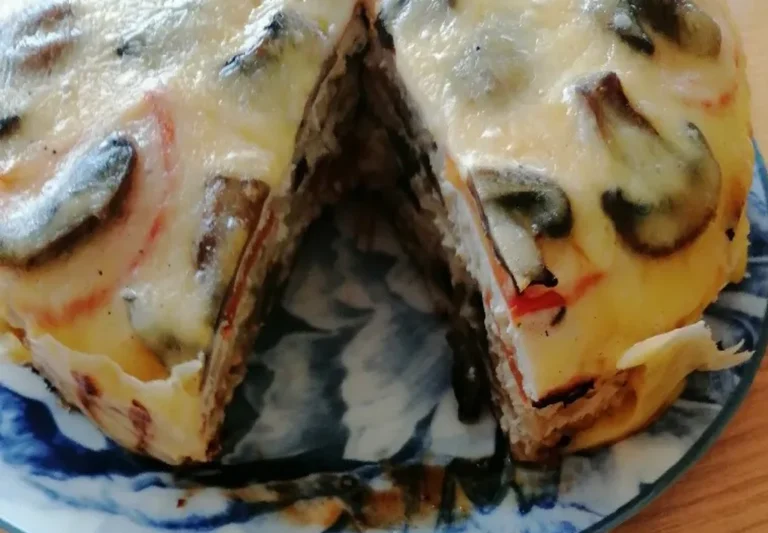 мясной торт