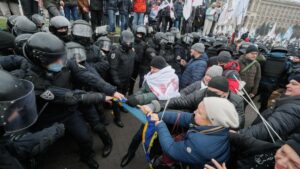 митингующие на майдане