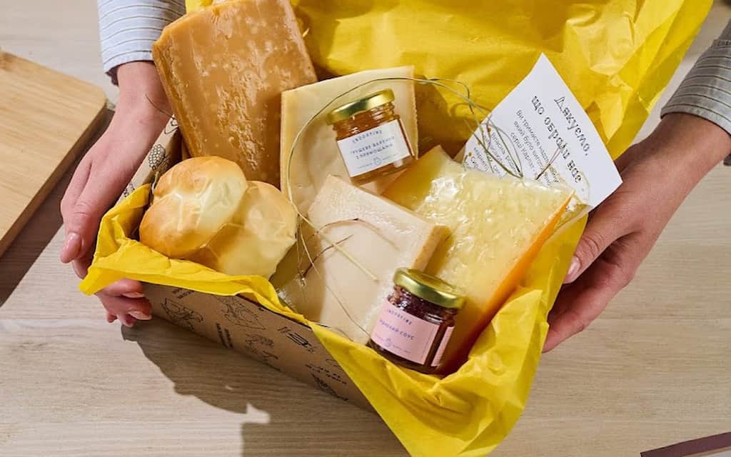 Нестандартный подарок - набор сыров