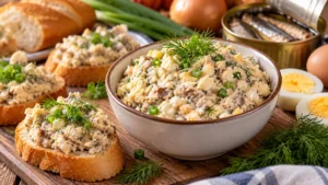 закуски из рыбы и яиц