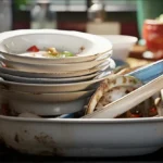 немытая посуда